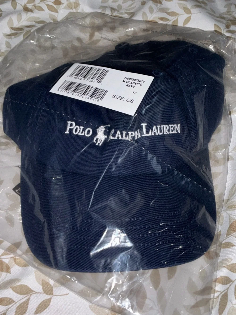BRAND NEW ⭐️ Polo by Ralph Lauren Navy Embroidered Baseball Cap
